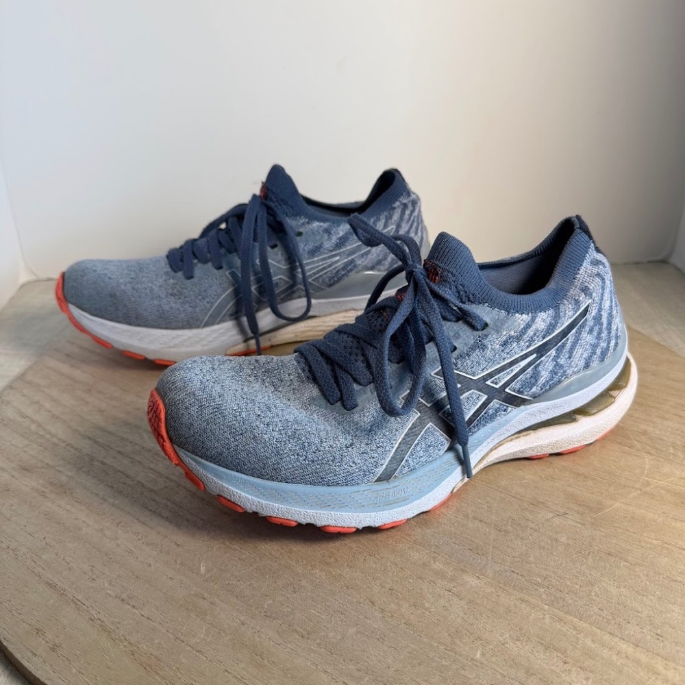 ASICS Gel Cumulus 22 Running Shoes Womens 8 Blue FlyteFoam Trainer